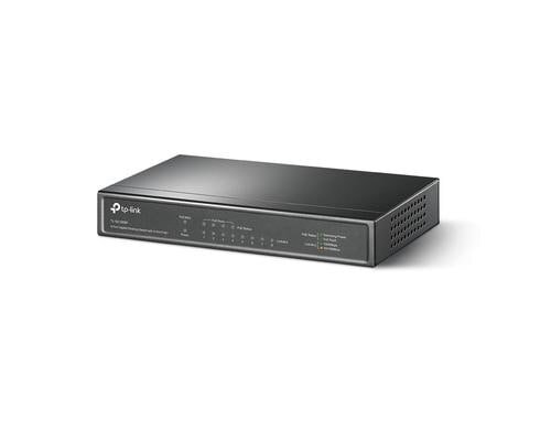 TP-Link TL-SG1008P:8Port PoE Gigabit Switch 4xPoE 15.4Watt, Stahlgehäuse