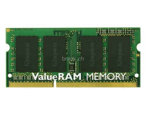 Kingston SO-DDR3 8GB, 2er-Kit, 1333MHz 2x 4GB, CL9, 204Pin, Single Rank x8