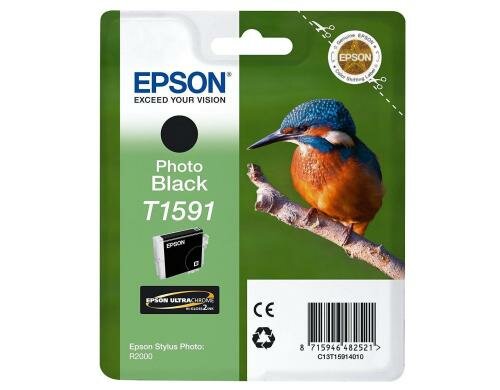 Tinte Epson T1591, photo schwarz Stylus Pro R2000 17ml