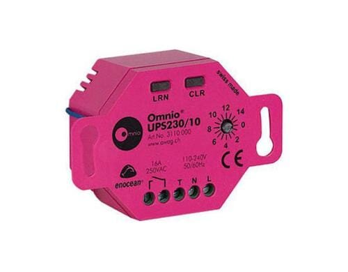 Omnio EnOcean UP-Schaltaktor 1 Kanal SK UPS230/10, Schaltkapazität: 230V AC / 16A