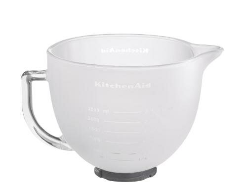KitchenAid Schüssel 4.8 l Glas matt zu Küchenmaschine