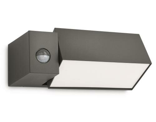 Philips Ecomoods IR-Wandleuchte 16943/93/16 ESP, 1x23W, outdoor IP44, warmweiss 2700K