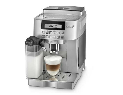 DeLonghi ECAM 22.360.S Kaffeevollautomat silber, Michbehälter mit Cappuccinosystem