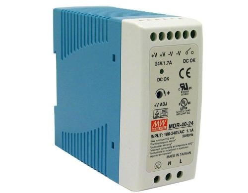 Mean Well DIN Rail Netzgerät MDR-40-24, 24V - 1.7A - 40.8W