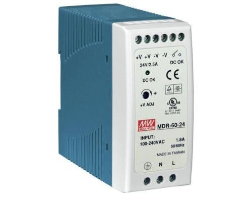 Mean Well DIN Rail Netzgerät MDR-60-24, 24V - 2.5A - 60W