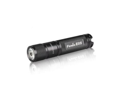 Fenix E05 R4, schwarz, 85 lm, benötigt 1x Micro-AAA-Zelle,