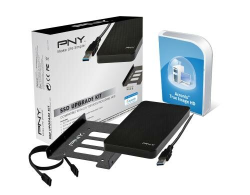 PNY SSD 3.5 zu 2.5 SATA Einschub für 2.5 SSD von PNY und div. Hersteller