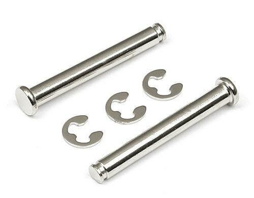 HPI Ersatzteil 101302, 1 Set Front Schwingenstifte aussen, Bullet MT/ST