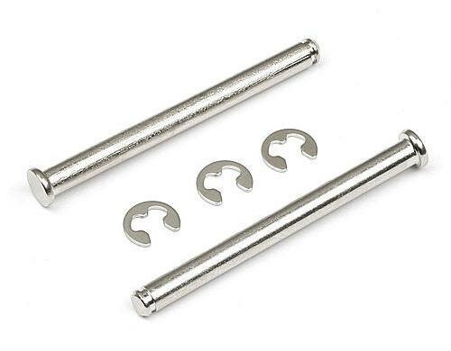 HPI Ersatzteil 101303, 1 Set Heck Schwingenstifte aussen, Bullet MT/ST