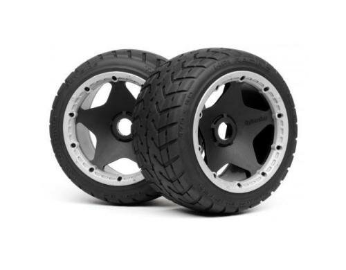 HPI Tarmac Buster Profil-Reifen mit Felgen hinten