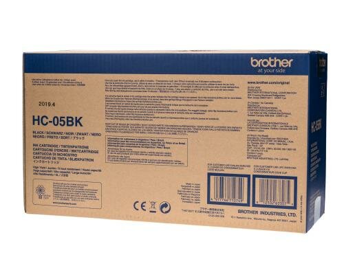 Tinte Brother HC-05BK schwarz, zu HL7100DN 30000 Seiten/ISO/IEC 24711