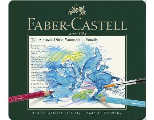 FABER-CASTELL A. Dürer Aquarellfarbstifte 24er Metalletui