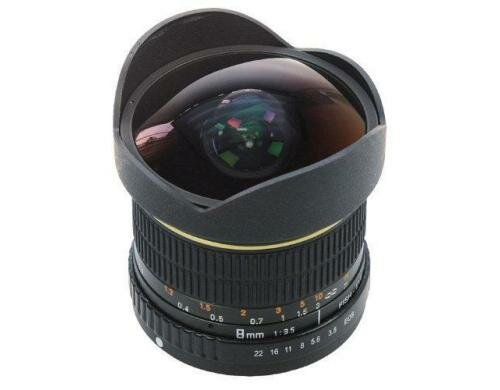 Dörr Fisheye Objektiv 8mm f 3.5, für Nikon