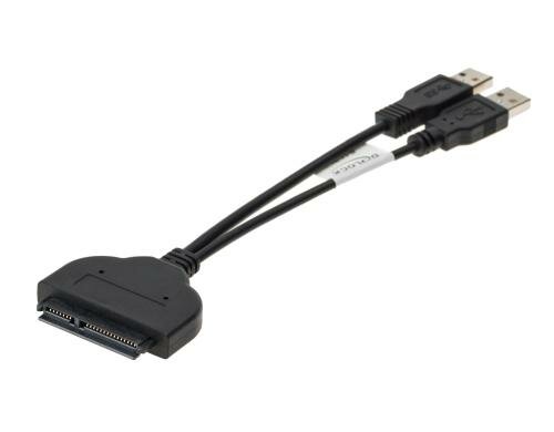Delock 61883 Converter USB3.0 zu SATA 6Gb/s 22 Pin, USB 3.0-A Stecker,USB 2.0-A Stecker