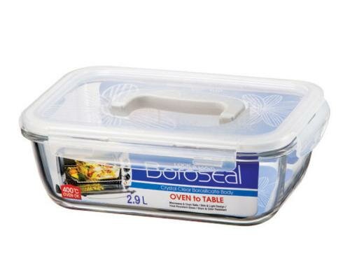 Lock & Lock Boroseal Glasdose rechteckig 2.9 Liter