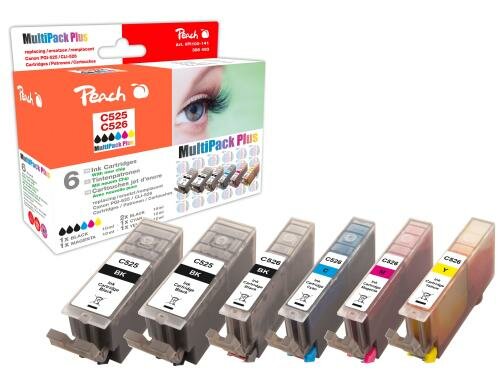 Peach Tinte Canon CLI-526/PGI-525 CombiPk.+ 2x black/cyan/magenta/yellow