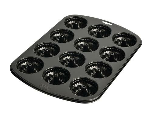 Kaiser 12er Gugelhupf-Muffinform antihaftbeschichtet, leichte Reinigung