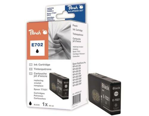 Peach Tinte Epson T7021 black, 50ml zu WF Pro4015, 4025, 4095
