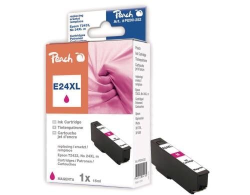 Peach Tinte Epson T2433 Nr.24XL magenta zu Photo XP750, 850, 16ml