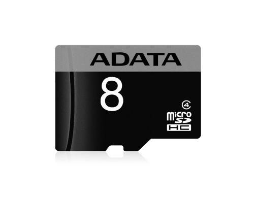 ADATA microSDHC Card 8GB, Class 4 lesen/schreiben: 10MB/s / 4MB/s