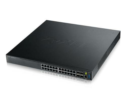 ZyXEL XGS3700-24, 24Port-Switch, 10G opt. 19, 4xSFP+, internes NT, managed