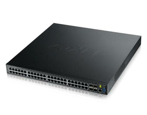 ZyXEL XGS3700-48, 48Port-Switch, 10G opt. 19, 4xSFP+, internes NT, managed