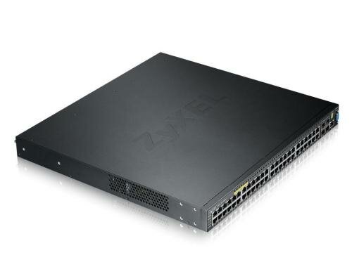 ZyXEL XGS3700-48HP, 48Port PoE+ Switch 19, 4xSFP+, internes NT, managed