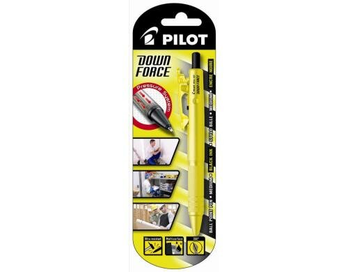 Pilot Down Force gelb ultraresistent Kugelschreiber M