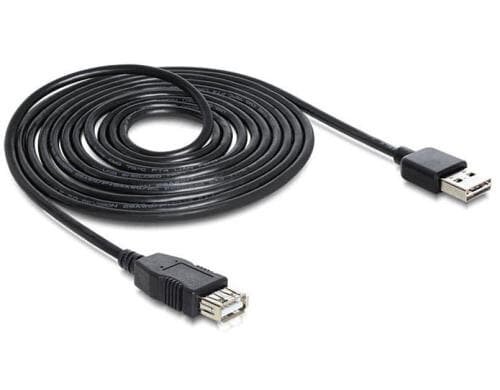USB2.0-Verlängerungskabel Easy A-A: 5m USB-A Seite beidseitig einsteckbar