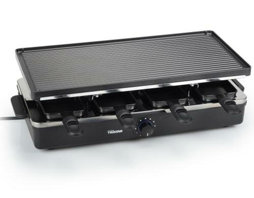 Tristar Raclette mit Grillplatte für 8 Personen