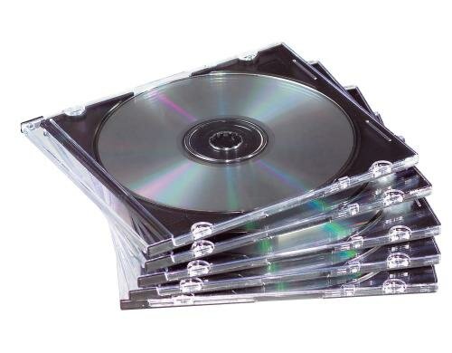 Fellowes CD/DVD Slim Jewel Case 25er