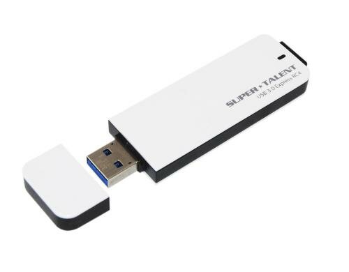 Super Talent USB3.0 Express RC4 128GB weiss, Windows To Go, lesen: 320MB/s