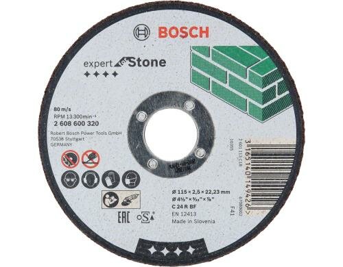 BOSCH Trennscheibe Stein  C 24 R BF 115mm für Stein