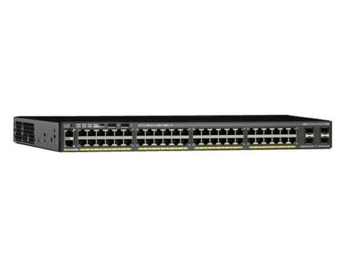Cisco 2960X-48FPD-L: 48 Port LAN Base SW 48xGE, 48xPoE+ (740W), 2xSFP+ 10G, 1xRPS