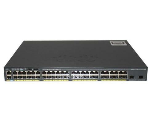 Cisco 2960X-48LPD-L: 48 Port LAN Base SW 48xGE, 48xPoE+ (370W), 2xSFP+ 10G, 1xRPS