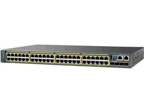 Cisco 2960X-48TD-L: 48 Port LAN Base Switch 48xGE, 2xSFP+ 10G, 1xRPS