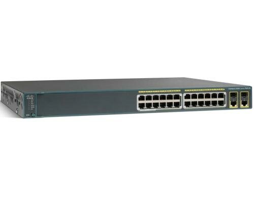 Cisco 2960XR-24PD-I: 24 Port IP Lite Switch 24xGE, 24xPoE+ (370W), 2xSFP+ 10G