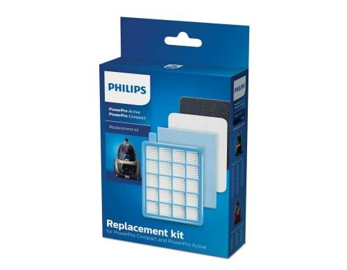 Philips Filter Ersatz-Kit FC8058/01 für beutellose Philips Staubsauger