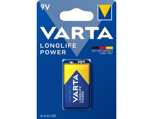 VARTA Longlife Power 9V, 1Stk, 6LP3146