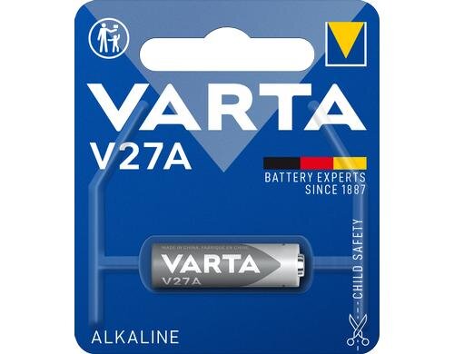 VARTA Knopfzelle V27A, 12V, 1Stk vergl. Typ 4227