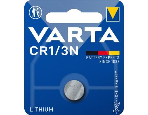 VARTA Knopfzelle CR1/3N, 3V, 1Stk vergl. Typ 6131, CR11108