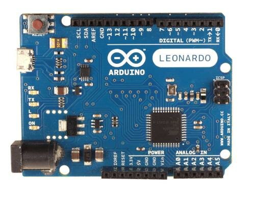 Arduino Leonardo: Multifunktionales Board ATmega32U4, USB, ICSP, TWI, I²C, 1xUART