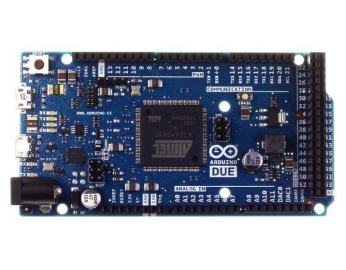 Arduino Due:3,3Volt Multifunktionales Board USB,CAN,ICSP,2xTWI,2xI²C,4xUART,2xDAC