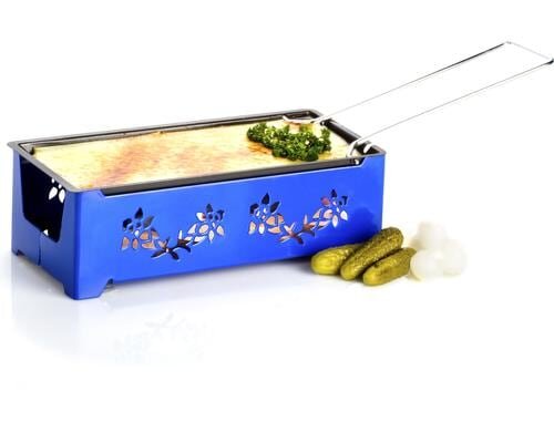 Nouvel Raclette H‘eat Cheese! @home mit 4 Rechaudkerzen, blau