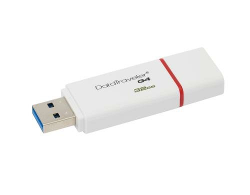 Kingston DataTraveler I G4, 32GB, USB 3.0 mit Deckel, 55mm x 21mm x 10mm