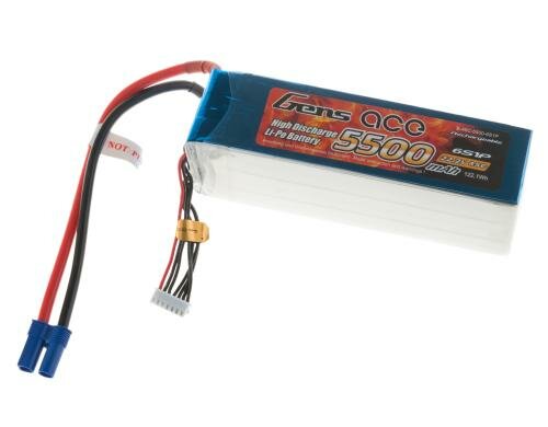 Gens LiPo-Akku 22.2V 5500mAh 45C 6S1P 158x45.42x53.82 867g