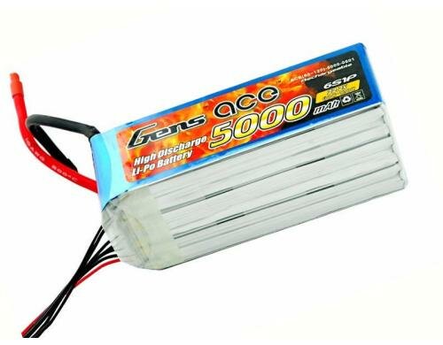 Gens LiPo-Akku 22.2V 5000mAh 60C 6S1P 161x46x51mm 808g