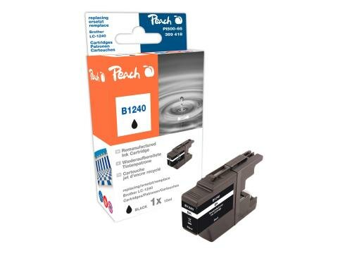 Peach Tinte Brother LC-1240bk black 16ml 430 Seiten