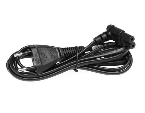 Euro Netzkabel 230V 2m, 2 polig, gewinkelt Steckertyp 26, Kabelende Typ 112 (CEE III)