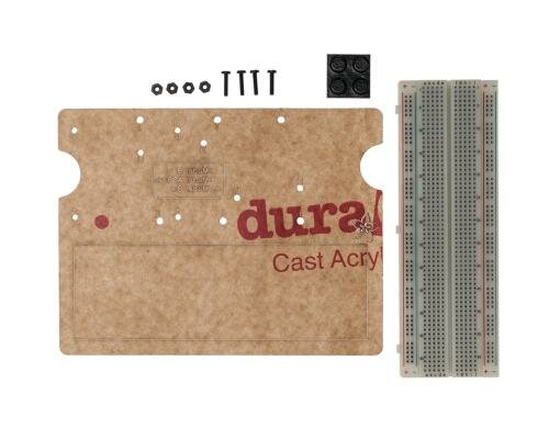 Adafruit Pi-Dish: Breadboard Assembliert inkl. acryl Platte, Befestigungsnoppen